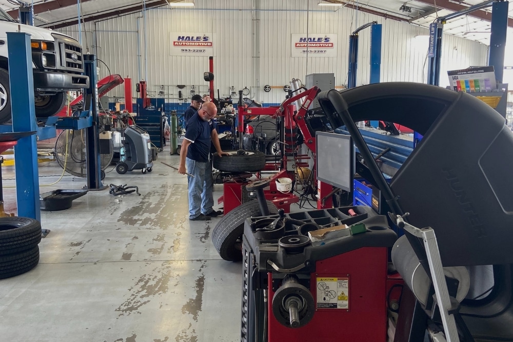 ASE-Certified Technicians, ASE-Certified Auto Repair in Marion, IL At Hale's Automotive. ASE-certified auto mechanic in an auto repair shop.